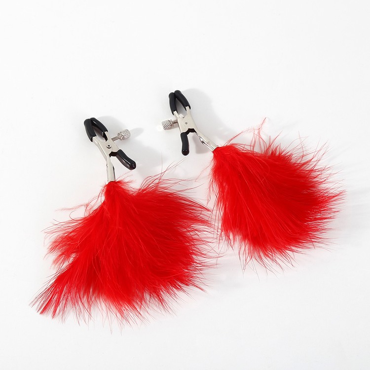 מצבטים מתכווננים עם נוצה