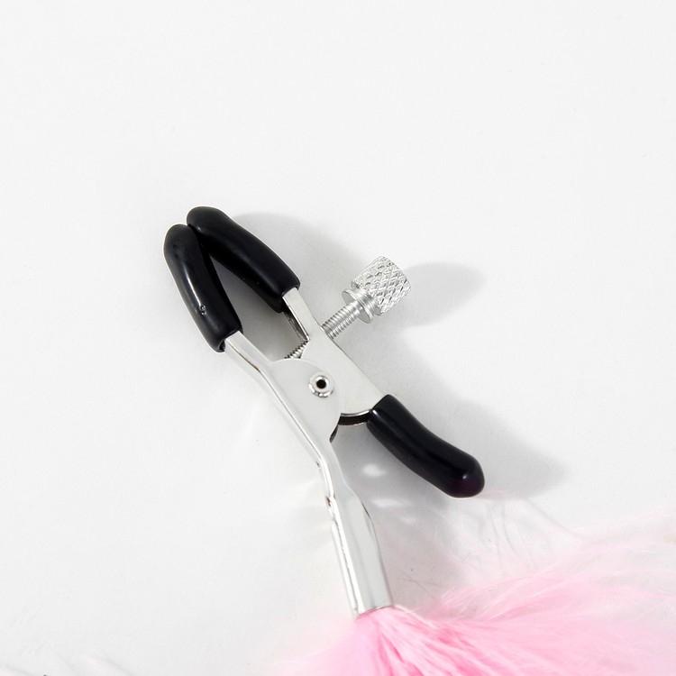 מצבטים מתכווננים עם נוצה