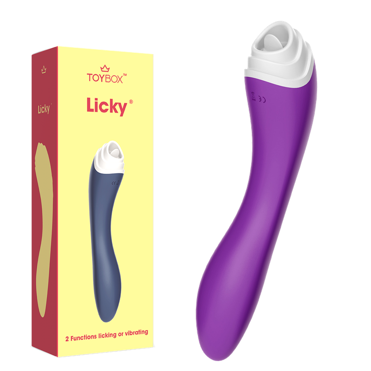 Licky ויברטור דו שימושי