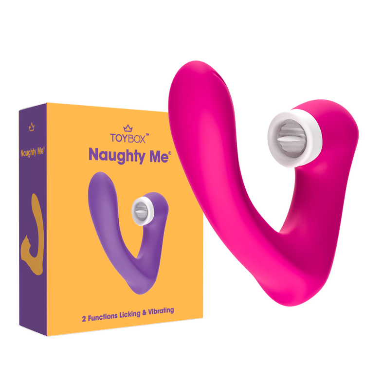 Naughty me ויברטור מלקק וחודר