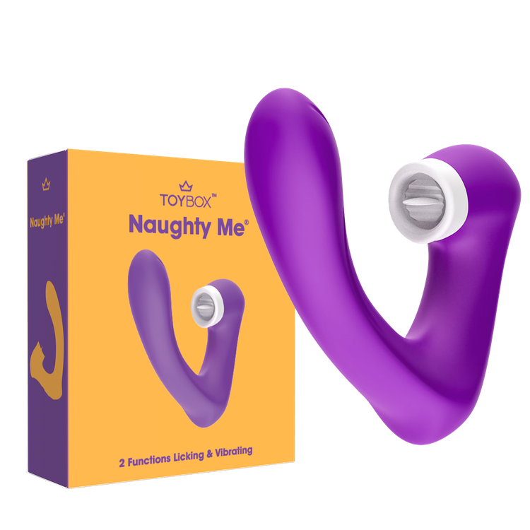 Naughty me ויברטור מלקק וחודר