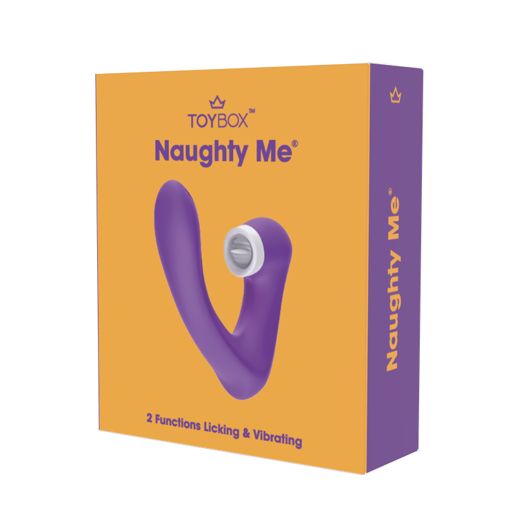 Naughty me ויברטור מלקק וחודר