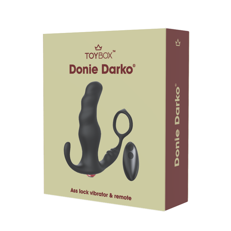 מעסה ערמונית עם שלט Donnie Darko