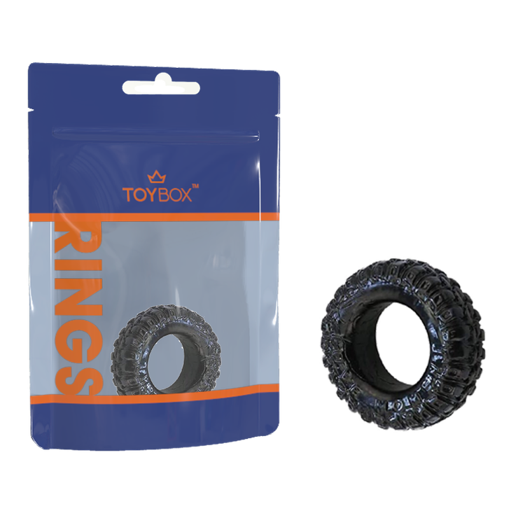 טבעת אלסטית עבה בצורת צמיג