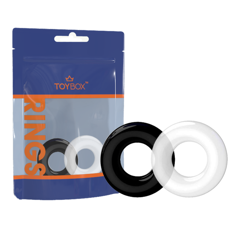 זוג טבעות אלסטיות דקות