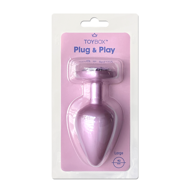 פלאג מתכת פנינה ורודה יהלום  ורוד