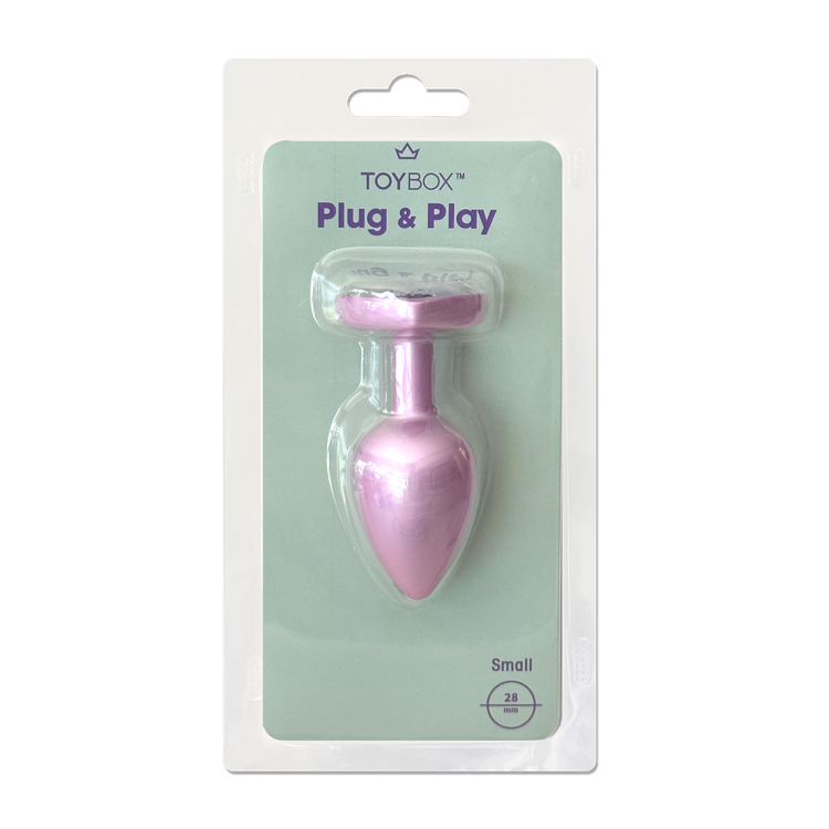 פלאג מתכת פנינה ורודה יהלום  ורוד