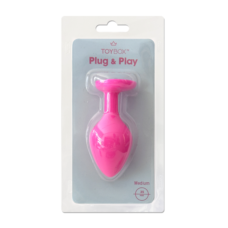 פלאג סיליקון ורוד יהלום כחול מים עמוקים