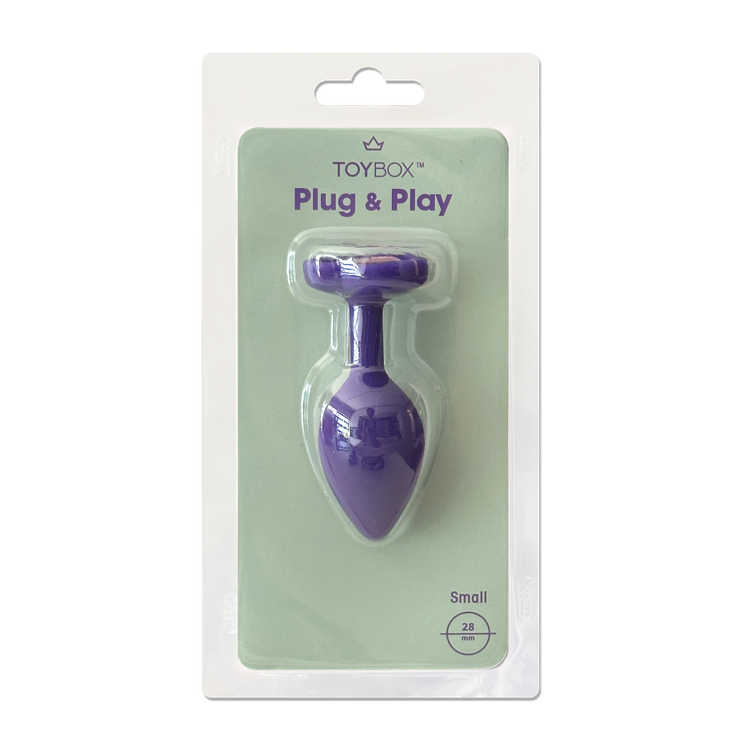 פלאג סיליקון סגול יהלום סגול לבנדר