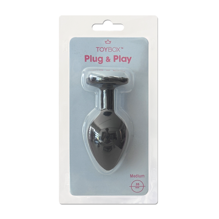 פלאג סיליקון שחור יהלום כחול אקווה