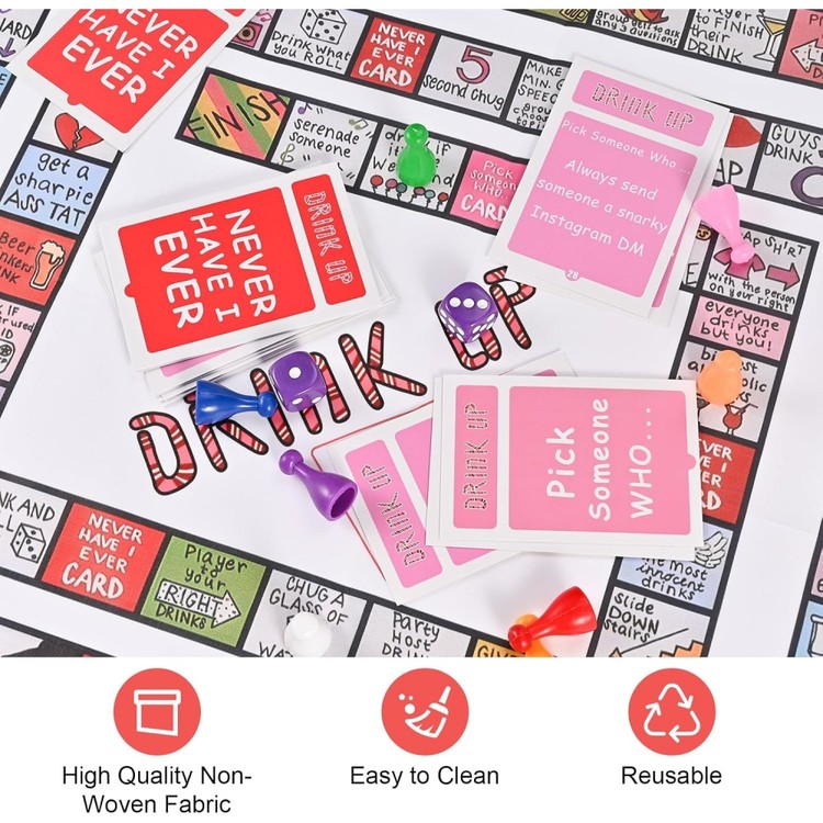 משחק לוח חברתי פלוס DRINK UP