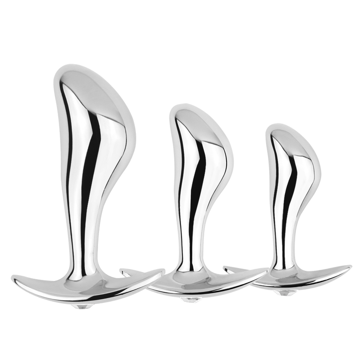 סט 3 פלאגים ממתכת Platinum Touch