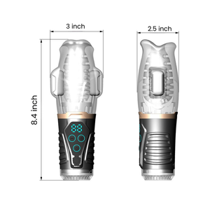 מאונן לגבר עם רטט ושאיבה עוצמתית Iron Stroke
