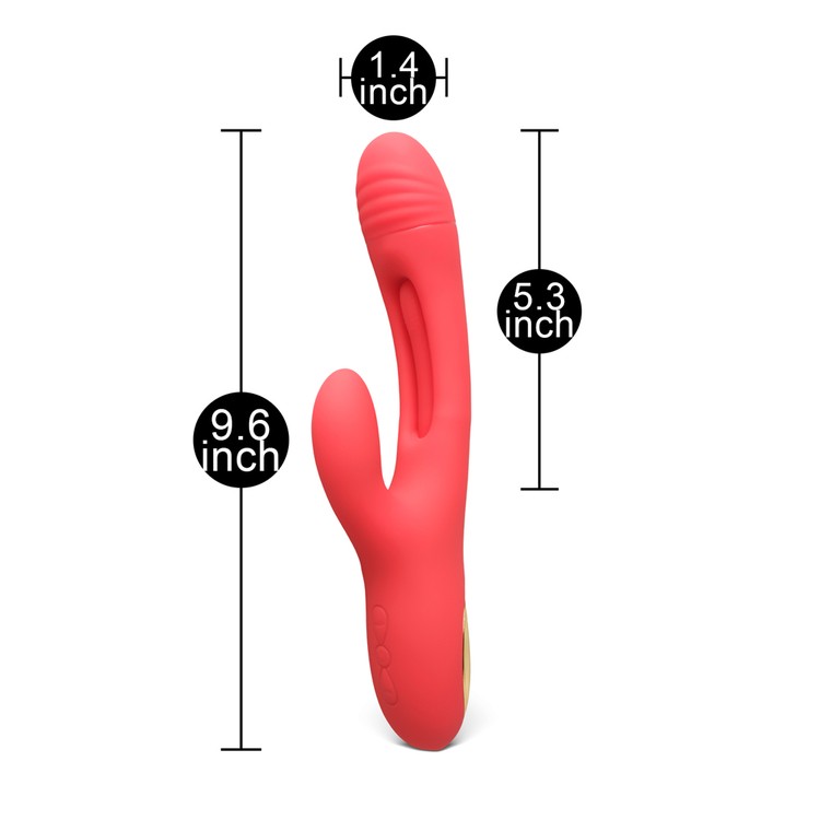 ויברטור ארנבון עם פונקציית Flapping יחודית Double Ride