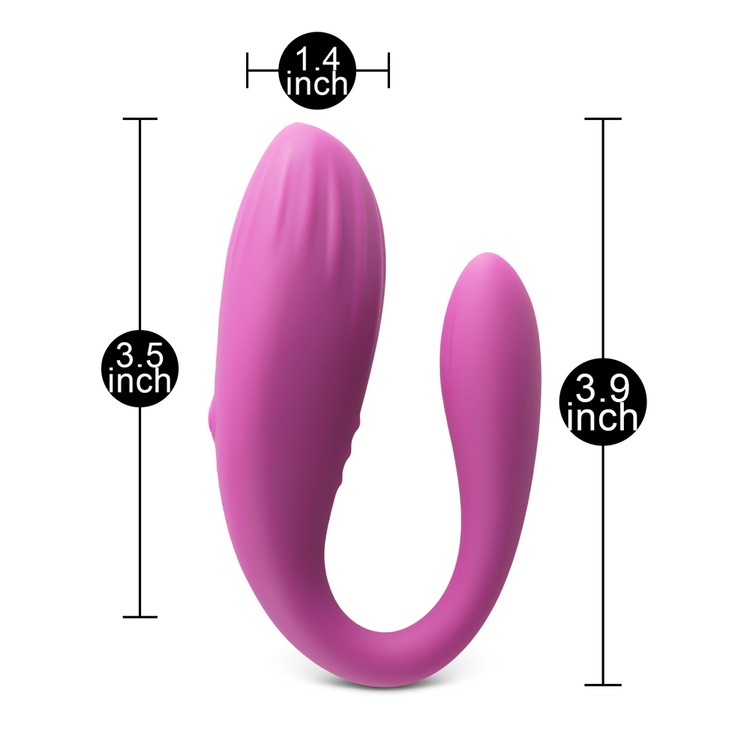 ויברטור זוגי חכם עם שליטה באפליקציה Dual Luv