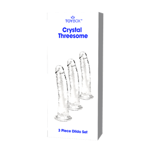 סט 3 דילדואים Crystal Threesome