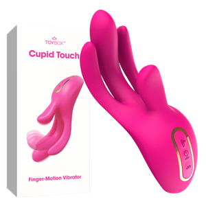 ויברטור בתנועת אצבע וגירוי משולב Cupid Touch