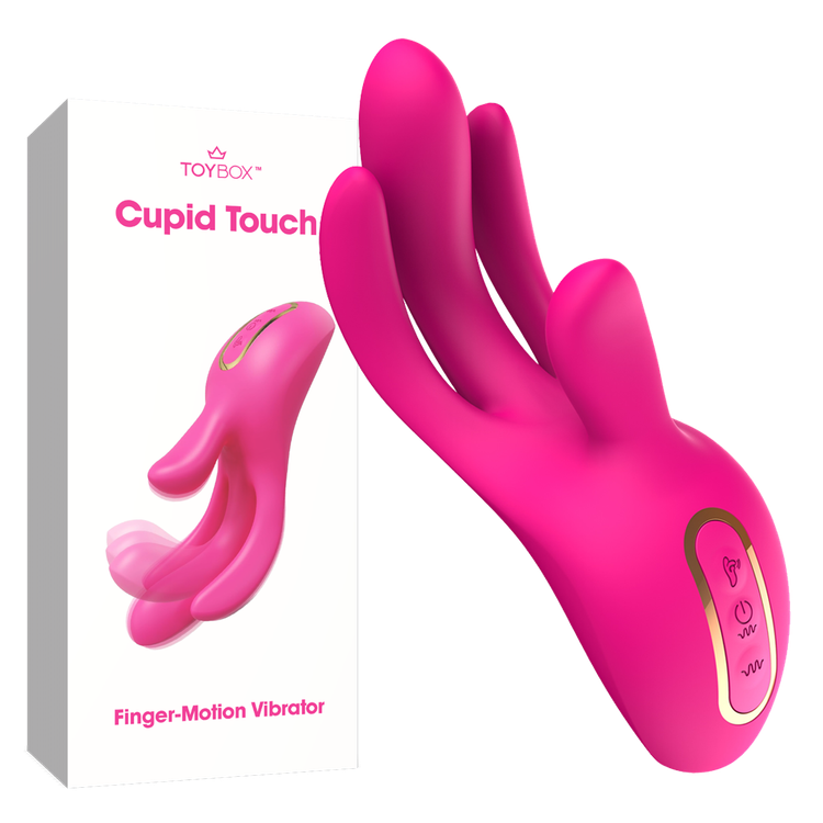ויברטור בתנועת אצבע וגירוי משולב Cupid Touch