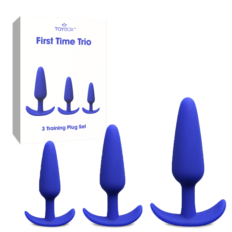 ערכת פלאגים למתחילים First Time Trio blue
