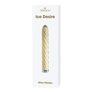 ויברטור מזכוכית יוקרתית Ice Desire