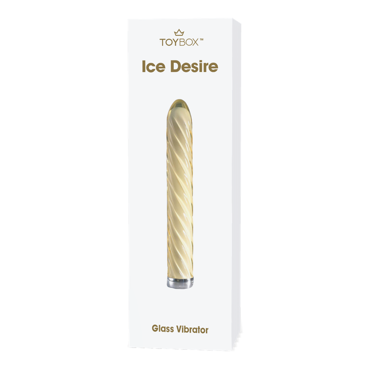 ויברטור מזכוכית יוקרתית Ice Desire