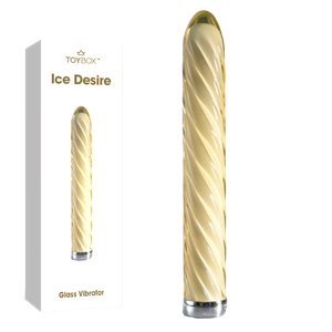 ויברטור מזכוכית יוקרתית Ice Desire