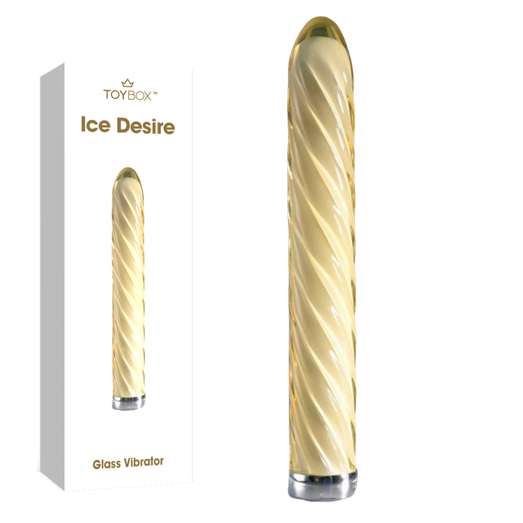 ויברטור מזכוכית יוקרתית Ice Desire