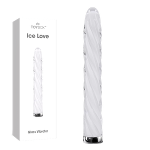 ויברטור זכוכית בעיצוב אלגנטי Ice Love