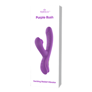 ויברטור ארנבון יונק עם תנועת אצבע Purple Rush