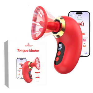 ויברטור לשון חכם עם יניקה ואפליקציה Tongue Master