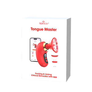 ויברטור לשון חכם עם יניקה ואפליקציה Tongue Master