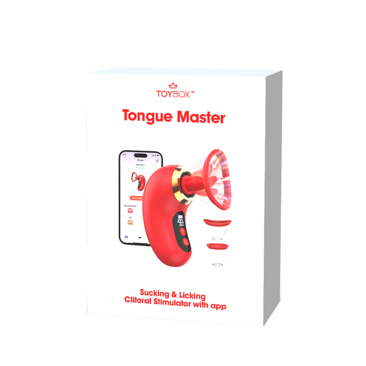 ויברטור לשון חכם עם יניקה ואפליקציה Tongue Master