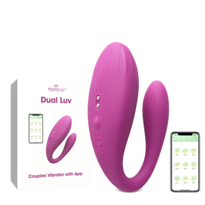 ויברטור זוגי חכם עם שליטה באפליקציה Dual Luv