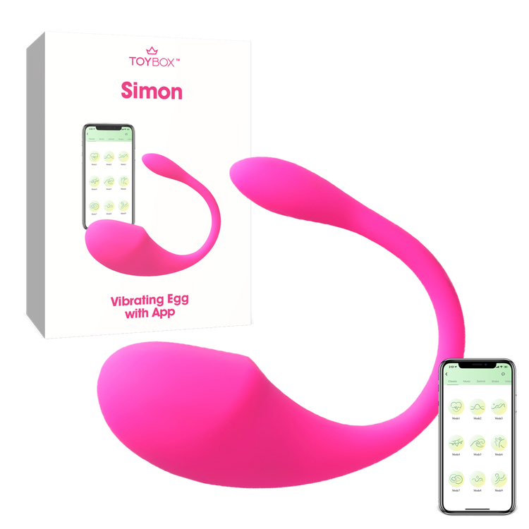 ביצת רטט עם אפליקציה Simon