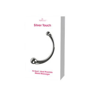 מסאז’ר מתכת יוקרתי לנקודת ה־G ולפרוסטטה Silver Touch