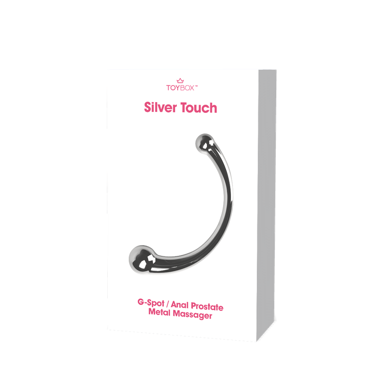 מסאז’ר מתכת יוקרתי לנקודת ה־G ולפרוסטטה Silver Touch
