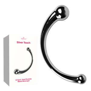 מסאז’ר מתכת יוקרתי לנקודת ה־G ולפרוסטטה Silver Touch