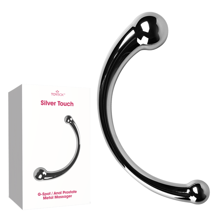 מסאז’ר מתכת יוקרתי לנקודת ה־G ולפרוסטטה Silver Touch