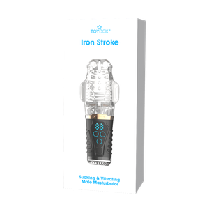 מאונן לגבר עם רטט ושאיבה עוצמתית Iron Stroke