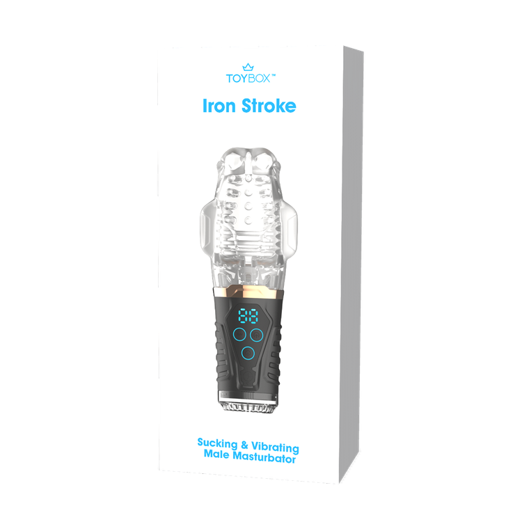 מאונן לגבר עם רטט ושאיבה עוצמתית Iron Stroke