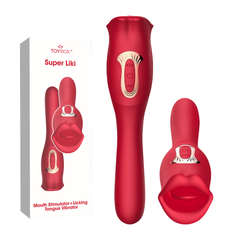 לשון רוטטת דו שימושי Super Liki