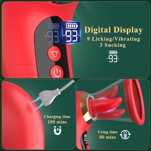 ויברטור לשון חכם עם יניקה ואפליקציה Tongue Master