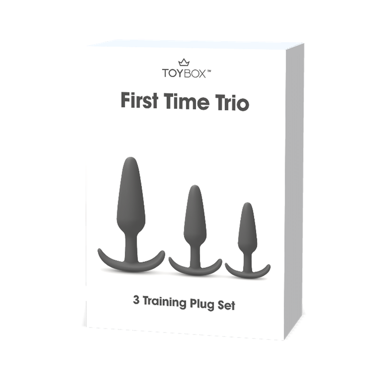 First Time Trio – סט פלאגים אנאליים למתחילים