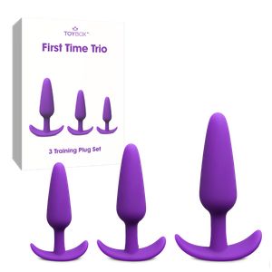 סט פלאגים אנאליים למתחילים First Time Trio