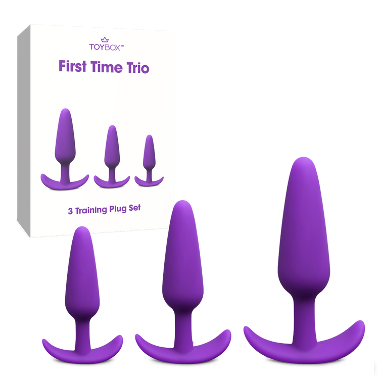 סט פלאגים אנאליים למתחילים First Time Trio