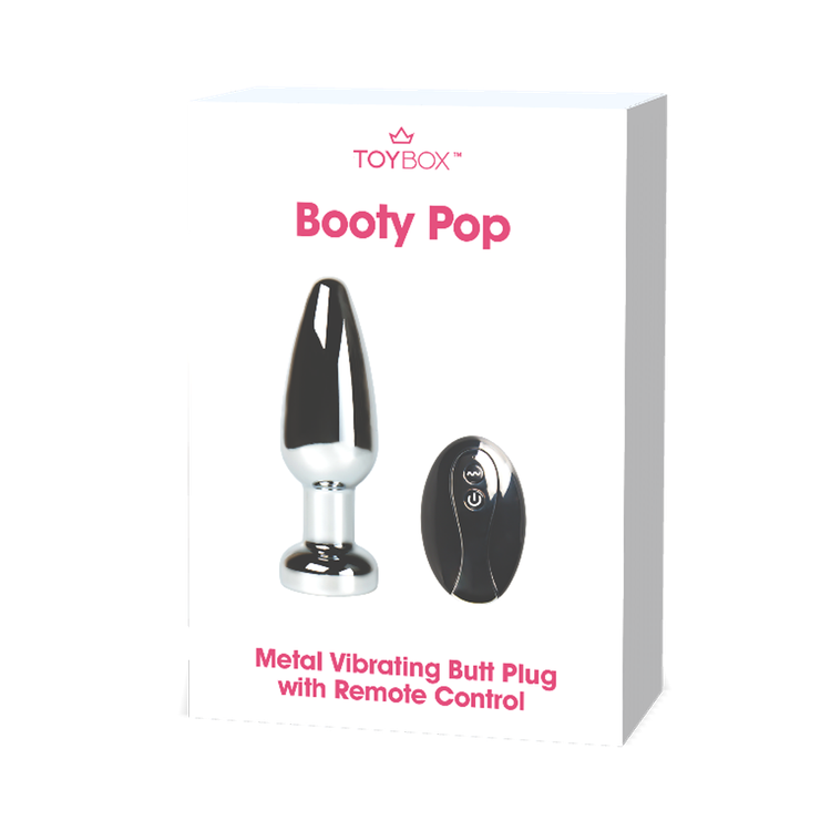 פלאג מתכת רוטט עם שלט Booty Pop