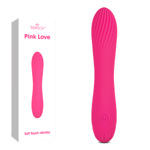 ויברטור במגע קטיפתי Pink Love