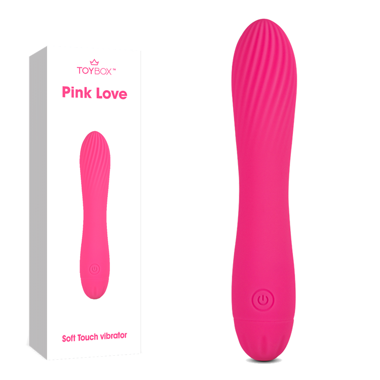 ויברטור במגע קטיפתי Pink Love