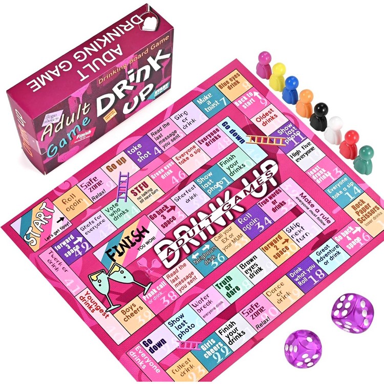 משחק שתייה חברתי  DRINK UP