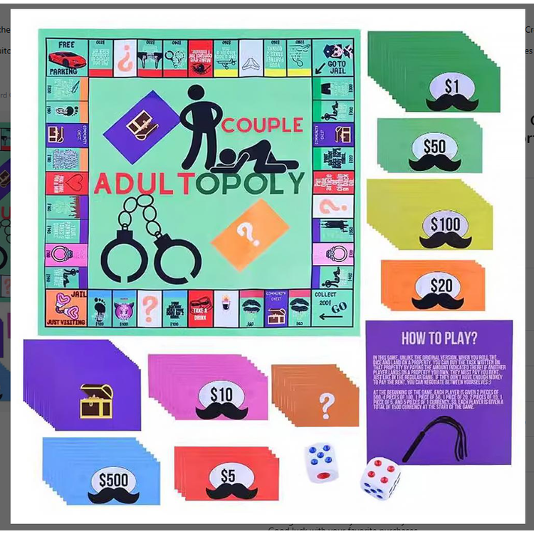 מונופול זוגי סקסי Adultopoly